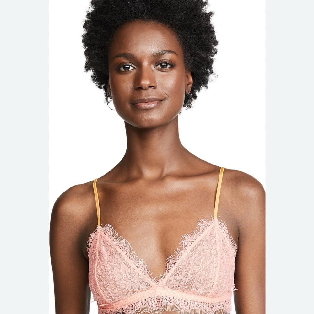 New FREE PEOPLE Lace Bralette in WHITE size M